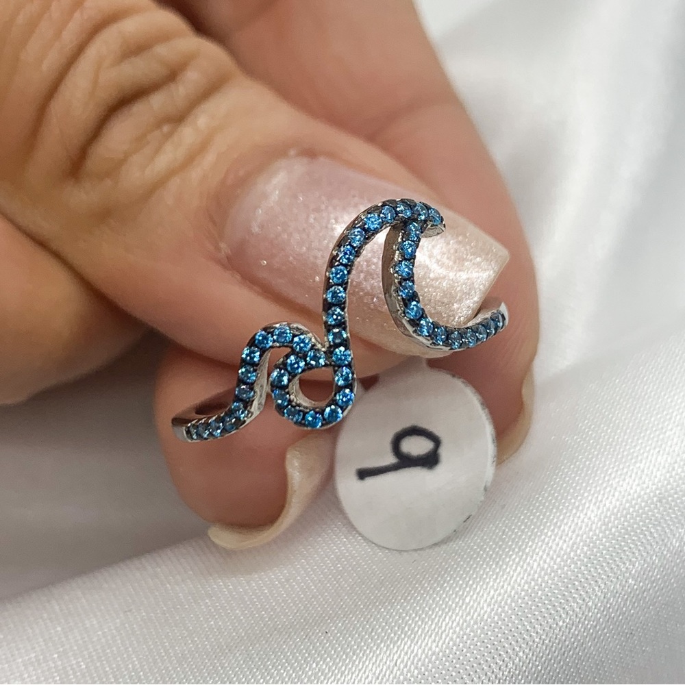 Blue Waves Ring - image 5
